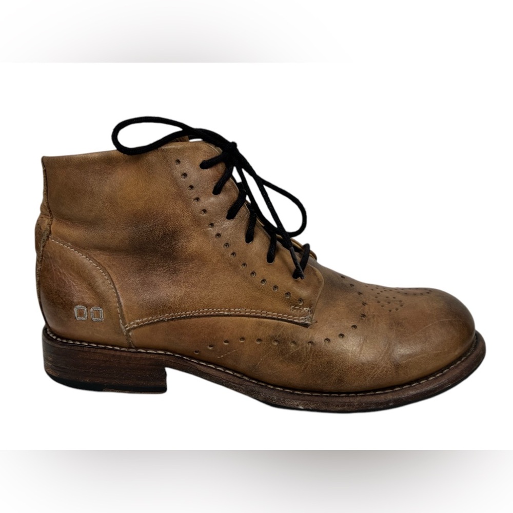 Bed Stu Brown Combat & Moto Boots